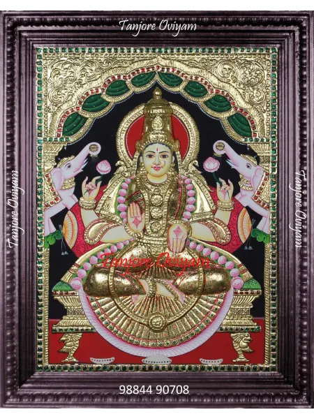 Gaja Lakshmi painting